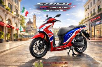 SH150 HRC Tricolor: Phiên bản phối màu thể thao, khác biệt và đáng sở hữu
