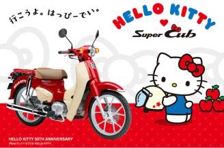 Xe Cub Hello Kitty Nhật Bản: biểu tượng dễ thương “giữ chất” cho người mê sưu tầm