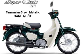 Xe Cub 50 màu xanh lá cây (xanh nhớt) - màu HOT 2024 đang khan hiếm